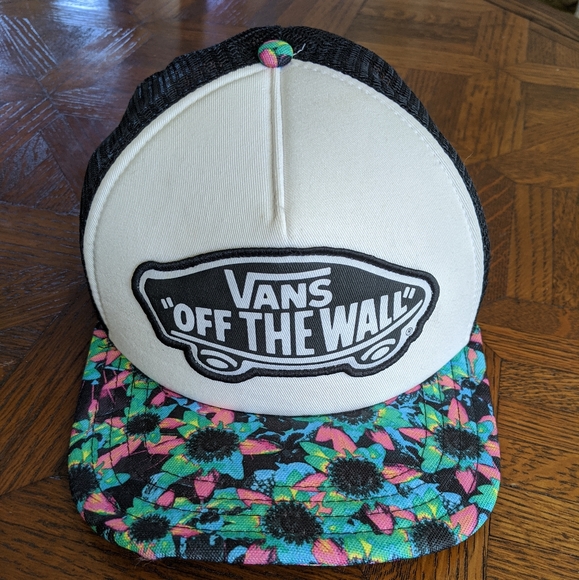 floral trucker hat